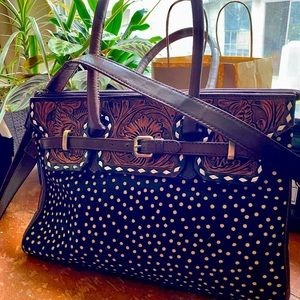 American Darling deer print tooled leather bag Raviani wallet